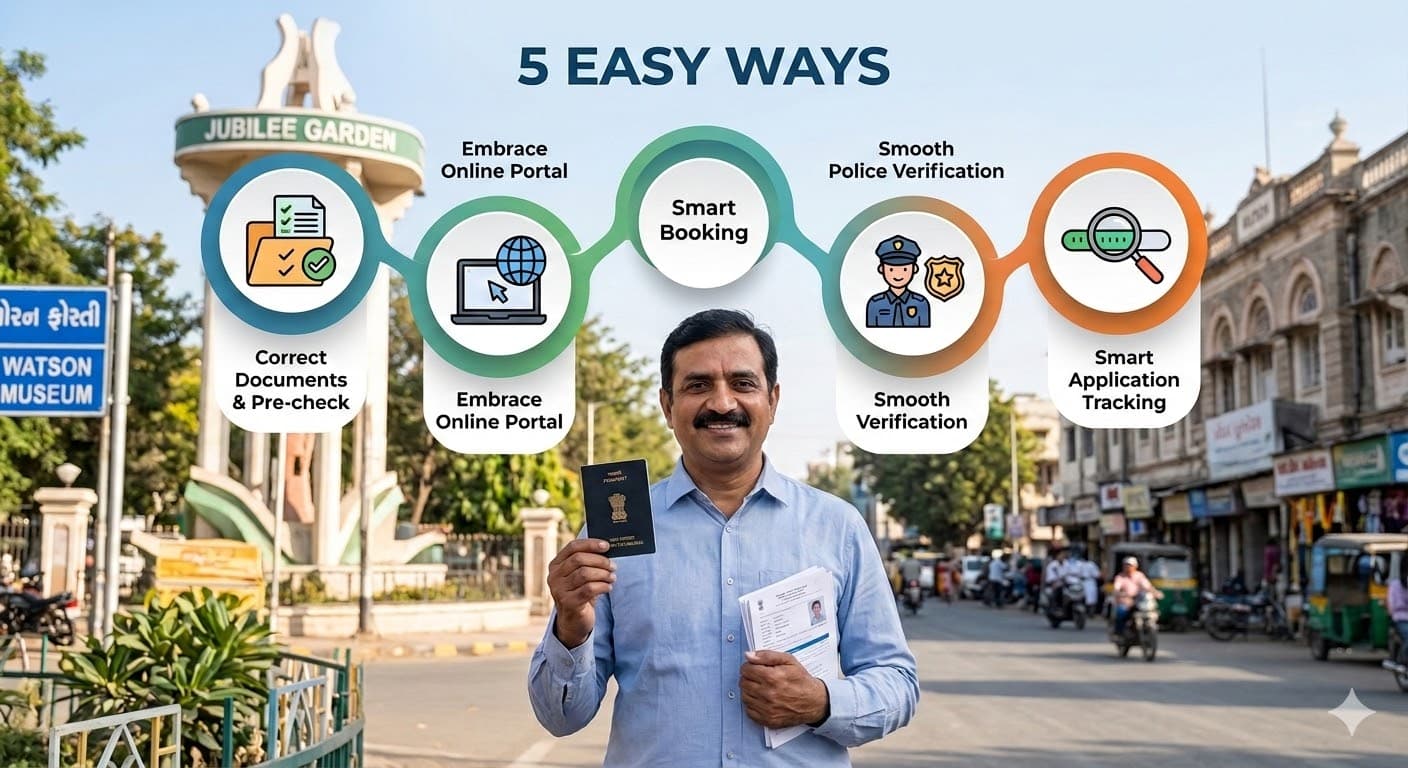 5 Easy Ways to Avoid Passport Application Delays in Rajkot