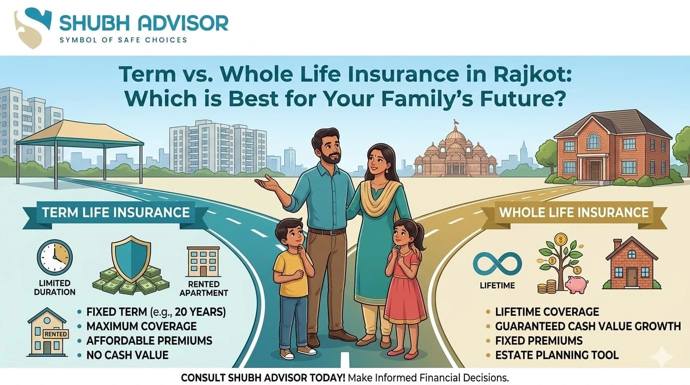 Term vs. Whole Life Insurance in Rajkot: Which is Best for Your Family's Future?