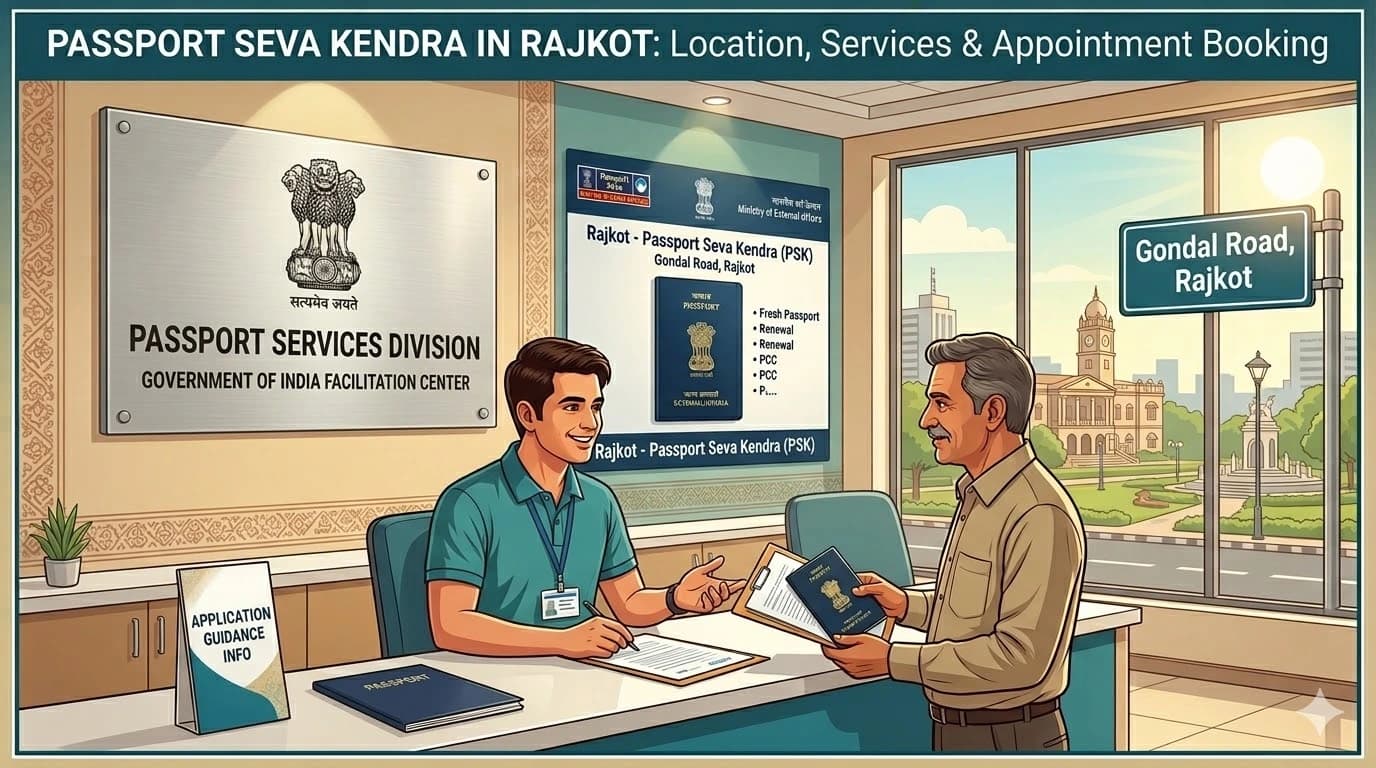 Passport Seva Kendra in Rajkot: Location, Services, and Appointment Booking